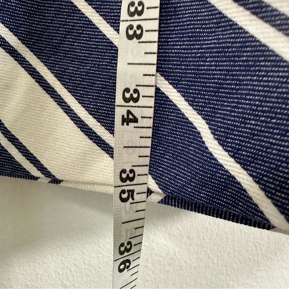 NWT $368 Kate Spade Preppy Cotton Coastal Cottage Striped Double Cloth Dress - Picture 9 of 12